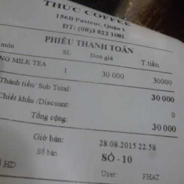 Tổng hợp- Thức Coffee - 156B Pasteur