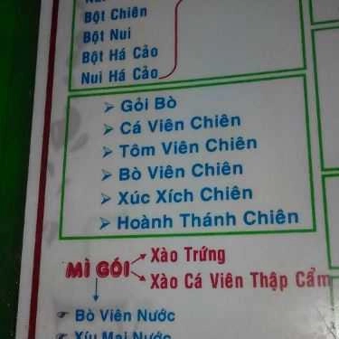 Thực đơn- Ăn vặt Ti Ti Quán - Cao Thắng