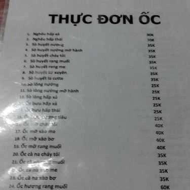 Thực đơn- Ăn vặt Ti Ti Quán - Cao Thắng