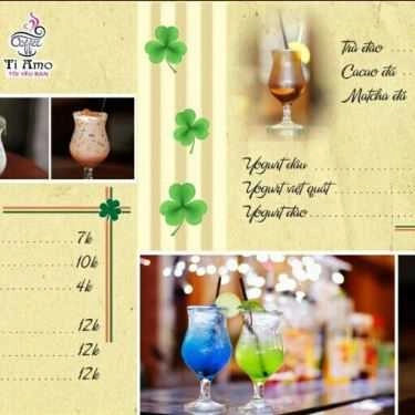 Thực đơn- Tiamo - Ăn Vặt Siêu Rẻ