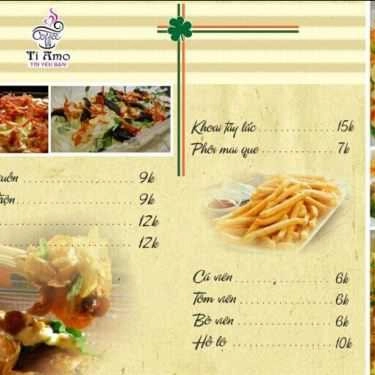 Thực đơn- Tiamo - Ăn Vặt Siêu Rẻ