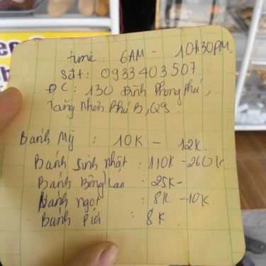 Tổng hợp- Tiệm Bánh Sinh Nhật & Bánh Mì