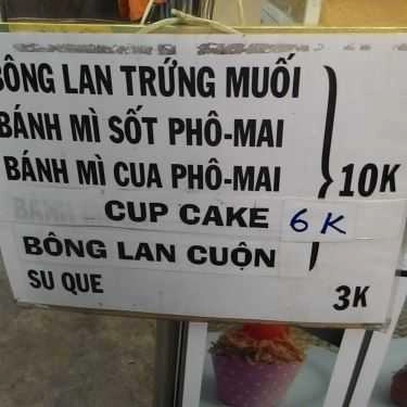 Thực đơn- Tiệm Bánh An Cake