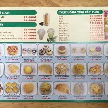 Thực đơn- Tiệm Bánh Mỹ Mỹ