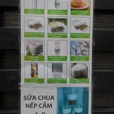 Thực đơn- Ăn vặt Bánh Bông Lan & Sữa Chua Nếp Cẩm