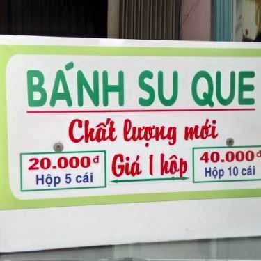 Thực đơn- Tiệm Bánh Xu Xu