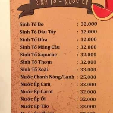 Thực đơn- Tiktok Coffee