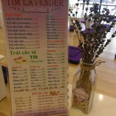 Thực đơn- Cafe Tím Lavender - Trà Sữa Thạch Tự Làm