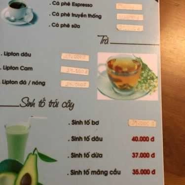 Thực đơn- Time's House Coffee