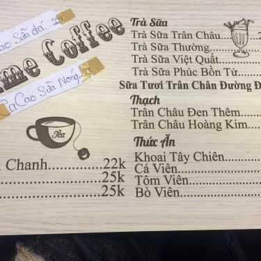 Thực đơn- Coffee Time House