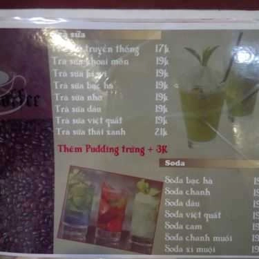 Thực đơn- Tin Coffee