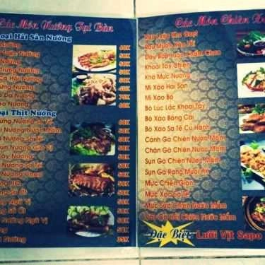 Thực đơn- TiNo - Quán Nhậu Bình Dân