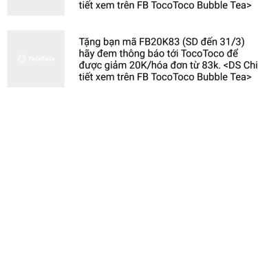Tổng hợp- Cafe TocoToco Bubble Tea - Phan Văn Trị