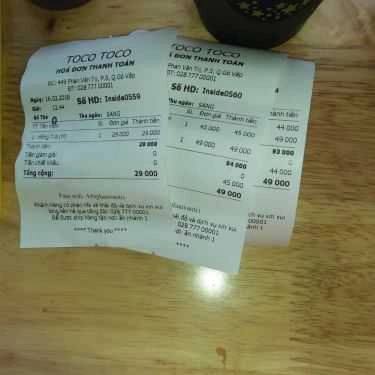 Tổng hợp- Cafe TocoToco Bubble Tea - Phan Văn Trị