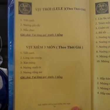 Thực đơn- Quán Nhậu Tới Bến Quán - Hải Sản & Đặc Sản 3 Miền - Ung Văn Khiêm