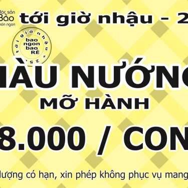 Thực đơn- Quán Nhậu Tới Giờ Nhậu - Hải Sản & Các Món Nhậu Bình Dân