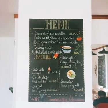 Thực đơn- Cafe Tomato Home - Foods & Drinks
