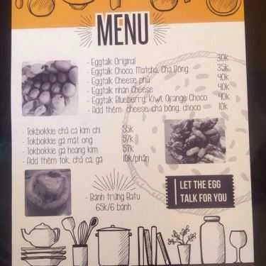 Thực đơn- Ăn vặt Tomoko Pie - Bánh Trứng & Nước Uống