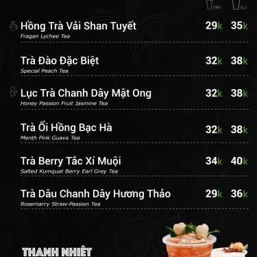 Thực đơn- Totto Chan - Tea & Coffee