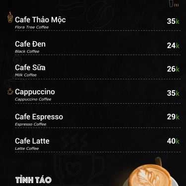 Thực đơn- Totto Chan - Tea & Coffee