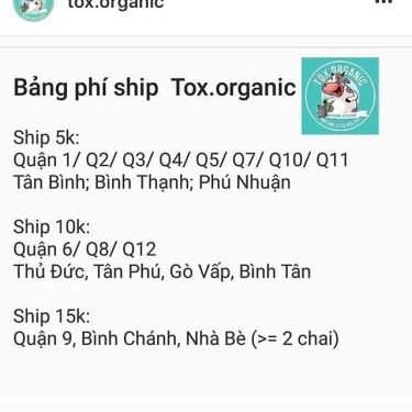 Thực đơn- Cafe Sữa Tươi Tox.organic