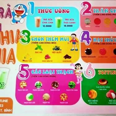 Thực đơn- Ăn vặt Trà Bí Đao Chia Chia - Xô Viết Nghệ Tĩnh