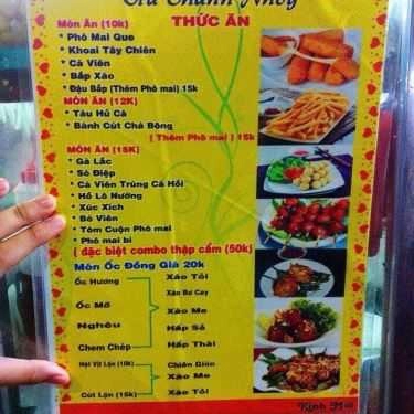 Thực đơn- Ăn vặt Trà Chanh Nhoy