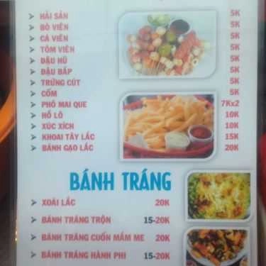 Thực đơn- Trà Chanh NyNa & Ăn Vặt