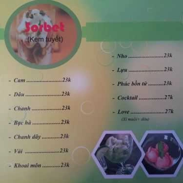 Thực đơn- Cafe Sweet Love - Trà Sữa & Xiên Que