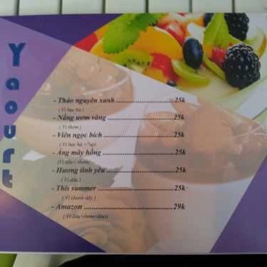 Thực đơn- Cafe Sweet Love - Trà Sữa & Xiên Que