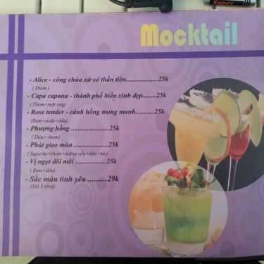 Thực đơn- Cafe Sweet Love - Trà Sữa & Xiên Que