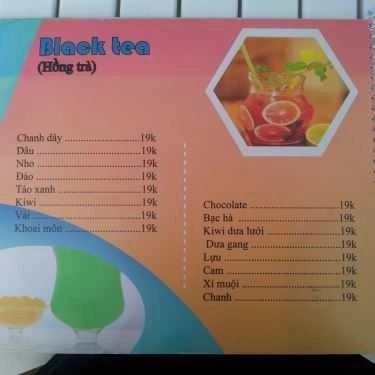 Thực đơn- Cafe Sweet Love - Trà Sữa & Xiên Que
