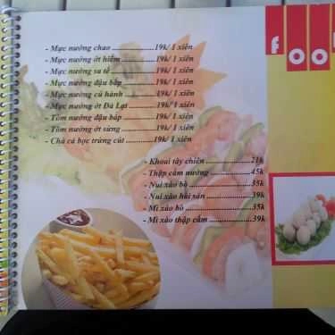 Thực đơn- Cafe Sweet Love - Trà Sữa & Xiên Que