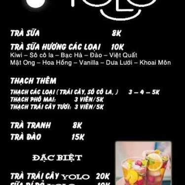 Thực đơn- Ăn vặt Yolo - Trà Sữa & Trà Trái Cây