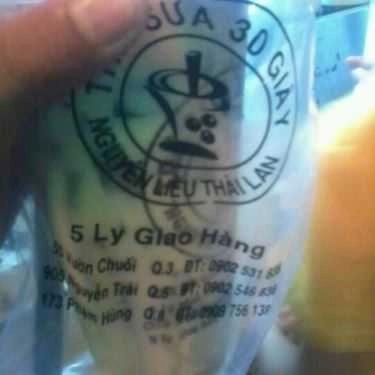 Món ăn- Ăn vặt Trà Sữa 30 Giây