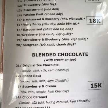 Thực đơn- Cafe Trà Sữa 43