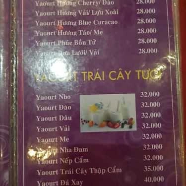 Thực đơn- Trà Sữa 5@ - Cafe, Kem & Thức Ăn Nhanh