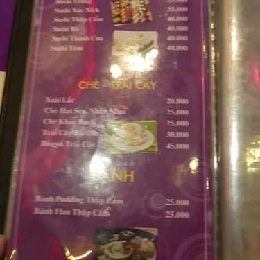 Thực đơn- Trà Sữa 5@ - Cafe, Kem & Thức Ăn Nhanh