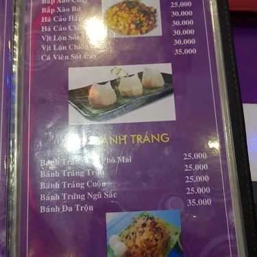 Thực đơn- Trà Sữa 5@ - Cafe, Kem & Thức Ăn Nhanh