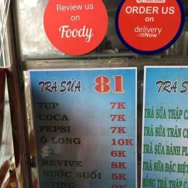 Thực đơn- Ăn vặt Trà Sữa 81