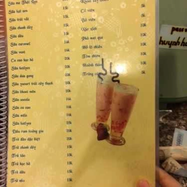 Thực đơn- Cafe Trà Sữa 96