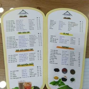 Thực đơn- Cafe Trà Sữa Alishan