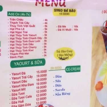 Thực đơn- Cafe Trà Sữa ALO OIIO