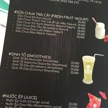 Thực đơn- Cafe Trà Sữa Aloha