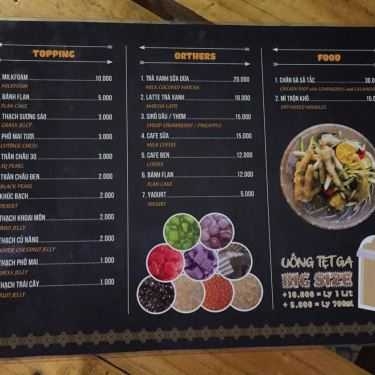 Thực đơn- Cafe Trà Sữa - An Drinks