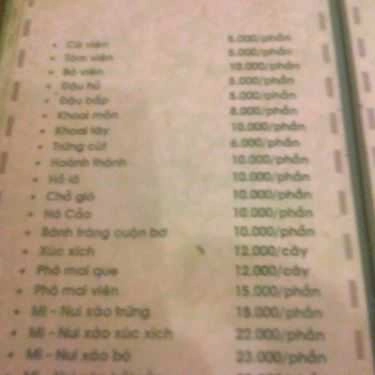 Thực đơn- Cafe Trà Sữa APA