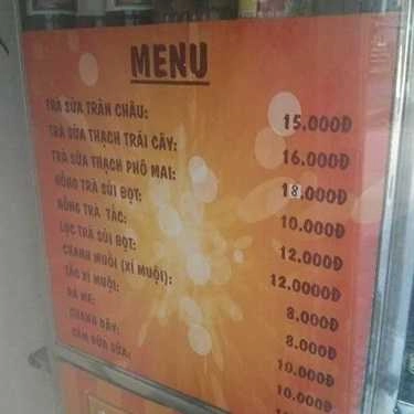 Thực đơn- Cafe Trà Sữa Aroma