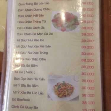 Thực đơn- Cafe Trà Sữa Avatar - Điện Biên Phủ