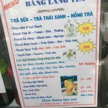 Thực đơn- Cafe Bằng Lăng Tím - Trà Sữa Nhà Làm