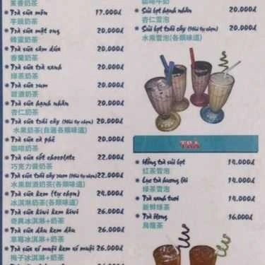 Thực đơn- Cafe Trà Sữa Băng Thành  - Minh Phụng
